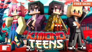 Thumbnail of the Minecraft Bedrock Marketplace product Kimono Teens created by FingerMaps.
