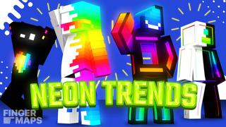 Thumbnail of the Minecraft Bedrock Marketplace product Neon Trend created by FingerMaps.