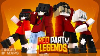Thumbnail of the Minecraft Bedrock Marketplace product Red Party Legends created by FingerMaps.