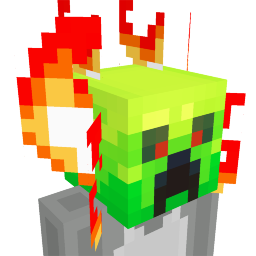 Thumbnail of the Minecraft Bedrock Marketplace product RGB Flame Creeper created by FingerMaps.