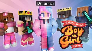 Thumbnail of the Minecraft Bedrock Marketplace product BriannaPlayz Boy vs Girl Teens created by FireGames.