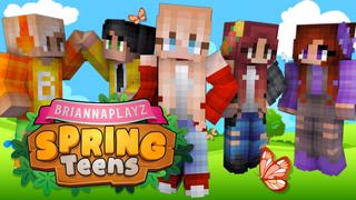 Thumbnail of the Minecraft Bedrock Marketplace product BriannaPlayz Spring Teens created by FireGames.