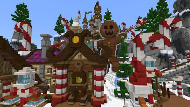 Screenshot of the Minecraft Bedrock Marketplace product Holiday Furniture created by FireGames.