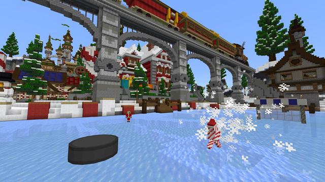 Screenshot of the Minecraft Bedrock Marketplace product Holiday Furniture created by FireGames.