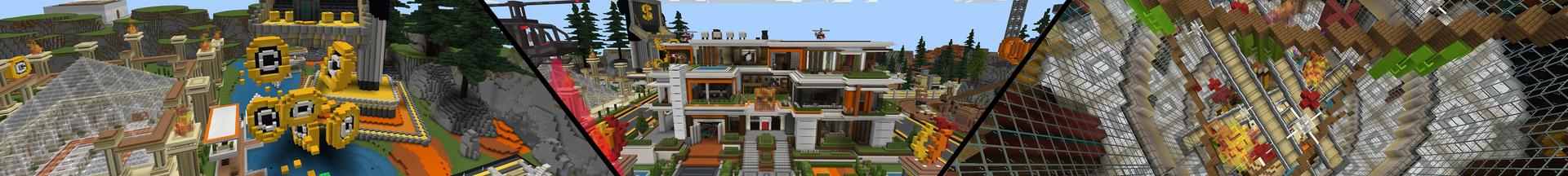 Panorama of the Minecraft Bedrock Marketplace product Le monde des millionnaires created by FireGames.