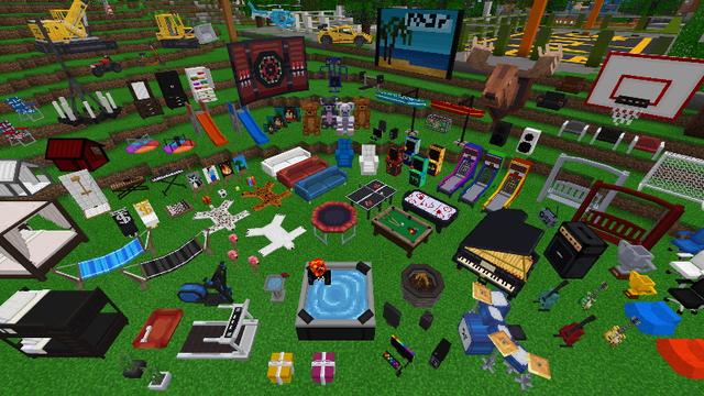 Screenshot of the Minecraft Bedrock Marketplace product Modern Furniture Plus created by FireGames.