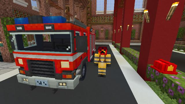 Screenshot of the Minecraft Bedrock Marketplace product PrestonPlayz Craftable City created by FireGames.
