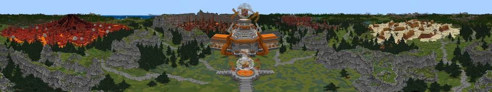 Panorama of the Minecraft Bedrock Marketplace product PrestonPlayz Craftable Houses created by FireGames.
