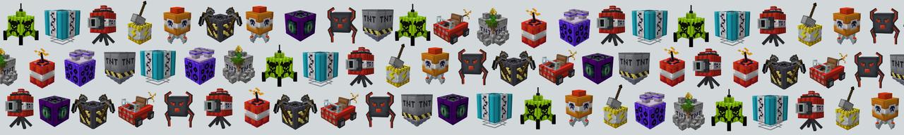 Panorama of the Minecraft Bedrock Marketplace product PrestonPlayz TNT artesanal created by FireGames.