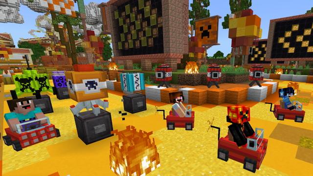 Screenshot of the Minecraft Bedrock Marketplace product PrestonPlayz TNT artesanal created by FireGames.