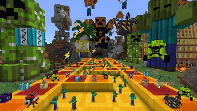Screenshot of the Minecraft Bedrock Marketplace product PrestonPlayz TNT artesanal created by FireGames.