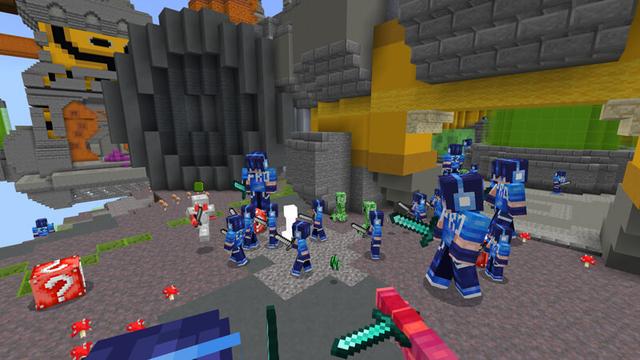 Screenshot of the Minecraft Bedrock Marketplace product PrestonPlayz Extreme Bed Wars created by FireGames.