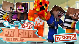 Thumbnail of the Minecraft Bedrock Marketplace product PrestonPlayz Prison Roleplay created by FireGames.