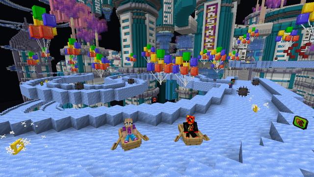 Screenshot of the Minecraft Bedrock Marketplace product Preston's YouTuber Simulator created by FireGames.