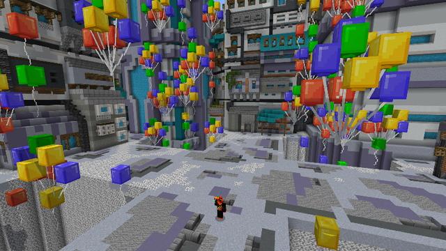 Screenshot of the Minecraft Bedrock Marketplace product Preston's YouTuber Simulator created by FireGames.