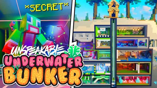 Thumbnail of the Minecraft Bedrock Marketplace product Unspeakable Underwater Bunker created by FireGames.