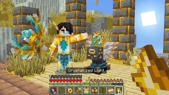 Screenshot of the Minecraft Bedrock Marketplace product Angels & Demons Add-On created by Float Studios.