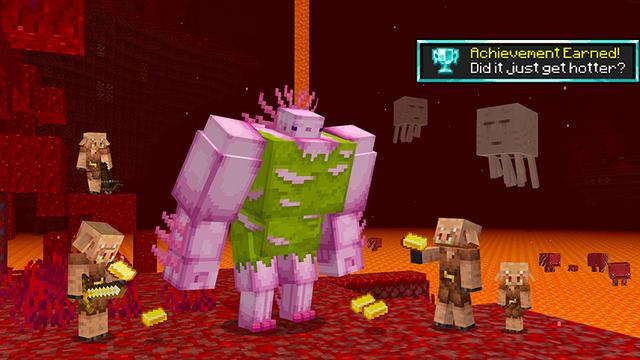 Screenshot of the Minecraft Bedrock Marketplace product Axolotl Evolve created by Float Studios.