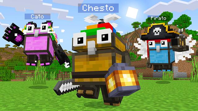 Screenshot of the Minecraft Bedrock Marketplace product Chest Pets Add-On created by Float Studios.