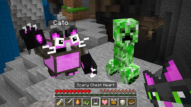 Screenshot of the Minecraft Bedrock Marketplace product Chest Pets Add-On created by Float Studios.