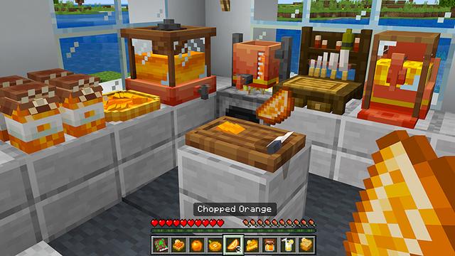 Screenshot of the Minecraft Bedrock Marketplace product Forest Craft Add-On created by Float Studios.