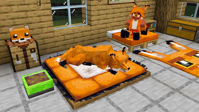 Screenshot of the Minecraft Bedrock Marketplace product Fur Craft Add-On created by Float Studios.
