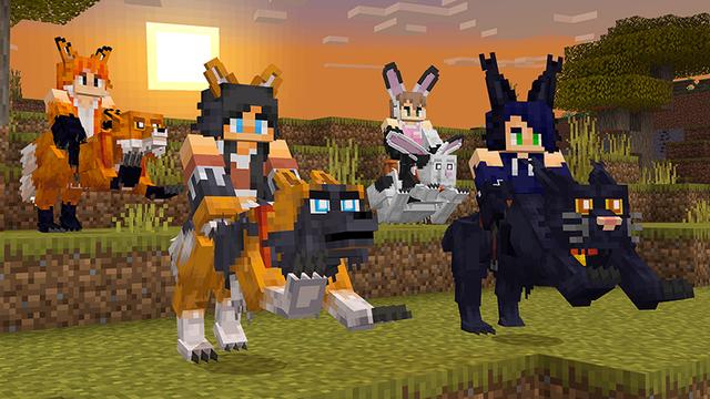 Screenshot of the Minecraft Bedrock Marketplace product Fur Craft Add-On created by Float Studios.