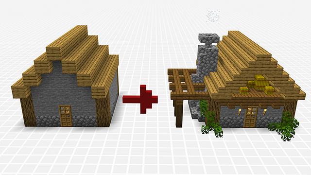 Screenshot of the Minecraft Bedrock Marketplace product Mini Blocks Add-On created by Float Studios.