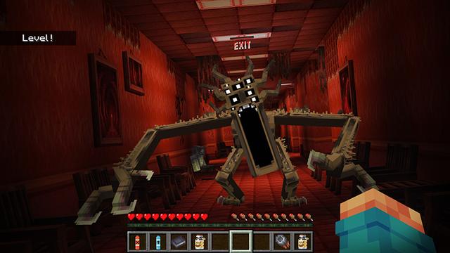 Screenshot of the Minecraft Bedrock Marketplace product The Backrooms Darkness created by Float Studios.
