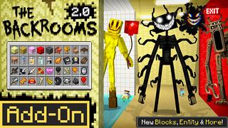 Thumbnail of the Minecraft Bedrock Marketplace product L'Add-Ons Backrooms V2.0 created by Float Studios.