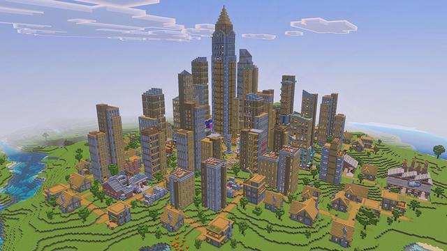 Screenshot of the Minecraft Bedrock Marketplace product Village Cities Add-On created by Float Studios.