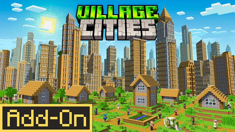 Thumbnail of the Minecraft Bedrock Marketplace product Village Cities Add-On created by Float Studios.