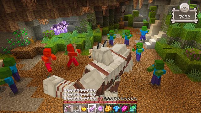 Screenshot of the Minecraft Bedrock Marketplace product Wolf Evolve created by Float Studios.