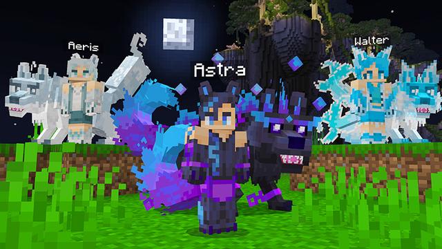 Screenshot of the Minecraft Bedrock Marketplace product Wolf Life created by Float Studios.