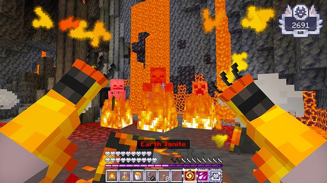 Screenshot of the Minecraft Bedrock Marketplace product Wolf Life created by Float Studios.