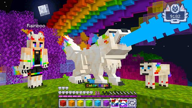 Screenshot of the Minecraft Bedrock Marketplace product Wolf Life created by Float Studios.
