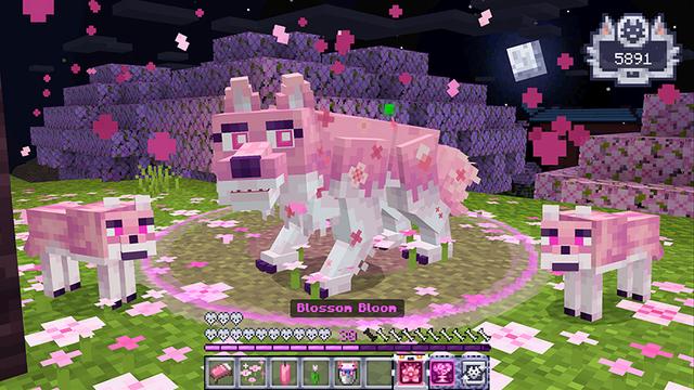 Screenshot of the Minecraft Bedrock Marketplace product Wolf Life created by Float Studios.