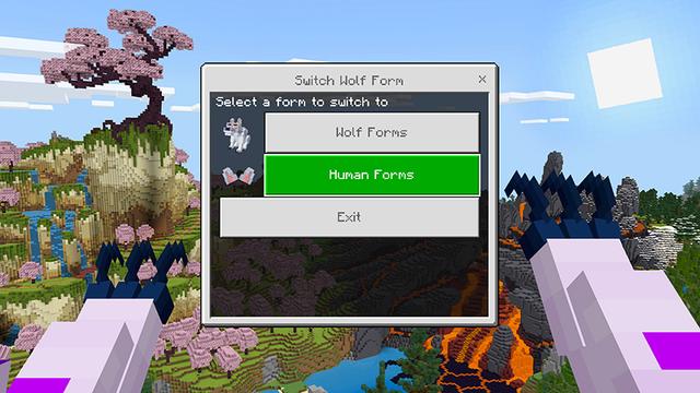 Screenshot of the Minecraft Bedrock Marketplace product Wolf Life created by Float Studios.