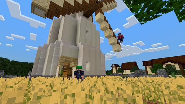 Screenshot of the Minecraft Bedrock Marketplace product Annecy Village created by Floruit.
