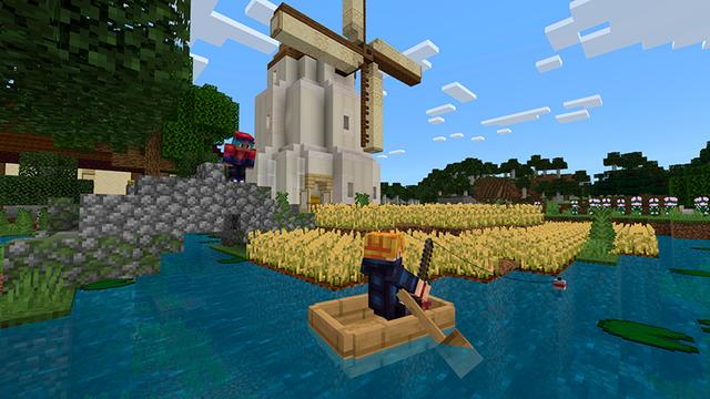 Screenshot of the Minecraft Bedrock Marketplace product Annecy Village created by Floruit.
