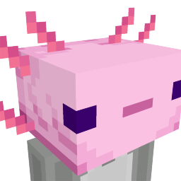 Thumbnail of the Minecraft Bedrock Marketplace product Big Axolotl Mask created by Floruit.