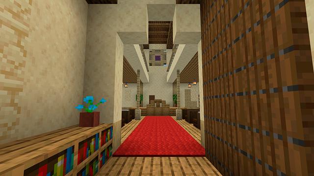 Screenshot of the Minecraft Bedrock Marketplace product Birch Village created by Floruit.