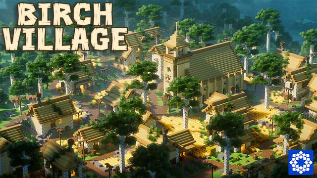 Thumbnail of the Minecraft Bedrock Marketplace product Birch Village created by Floruit.