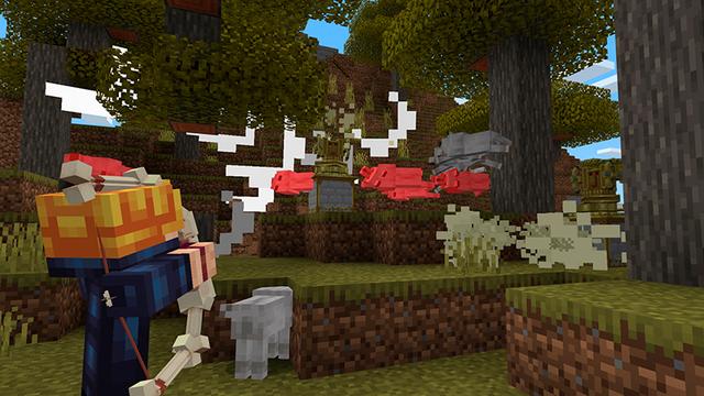 Screenshot of the Minecraft Bedrock Marketplace product Bows+ created by Floruit.
