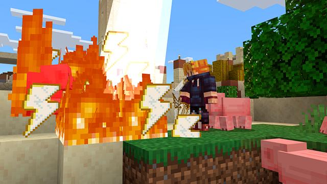 Screenshot of the Minecraft Bedrock Marketplace product Bows+ created by Floruit.
