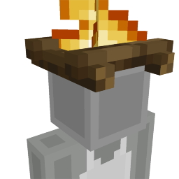 Thumbnail of the Minecraft Bedrock Marketplace product Campfire Head created by Floruit.