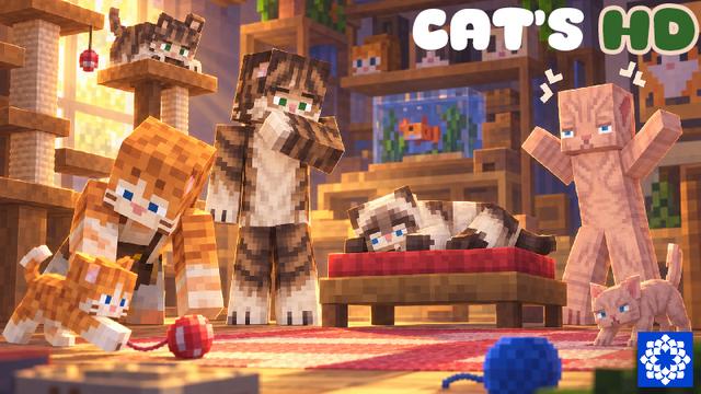 Thumbnail of the Minecraft Bedrock Marketplace product Cat's HD created by Floruit.