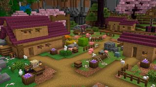 Screenshot of the Minecraft Bedrock Marketplace product Crystal Cliff created by Floruit.
