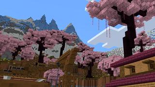Screenshot of the Minecraft Bedrock Marketplace product Crystal Cliff created by Floruit.