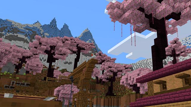 Screenshot of the Minecraft Bedrock Marketplace product Crystal Cliff created by Floruit.
